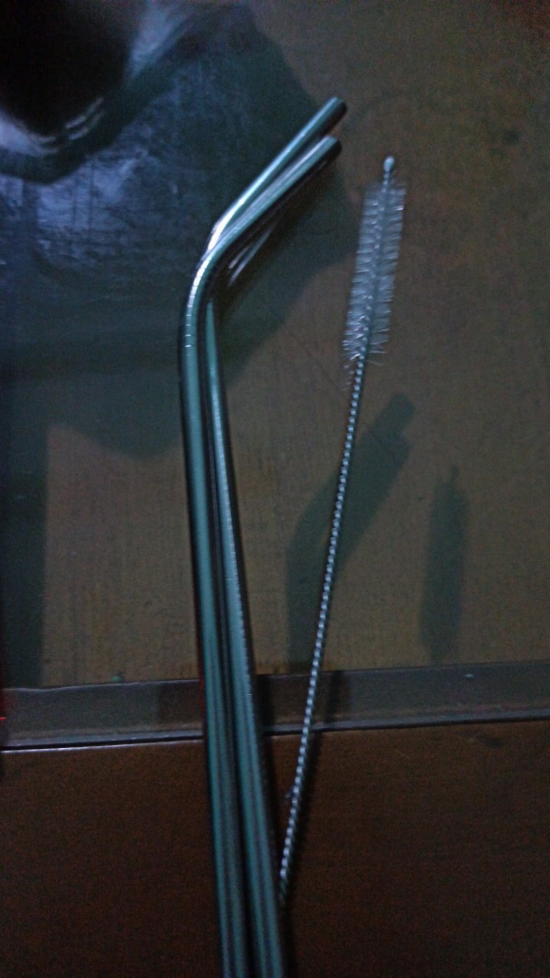 Sedotan Stainless Steel Straw Sedotan Metal Lengkung Melengkung