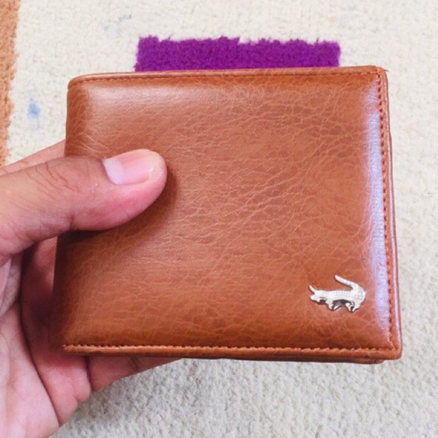 dompet lipat pria ukuran kecil (pas uang) bahan kulit sintetis #dompet #dompepria #dompetlipat