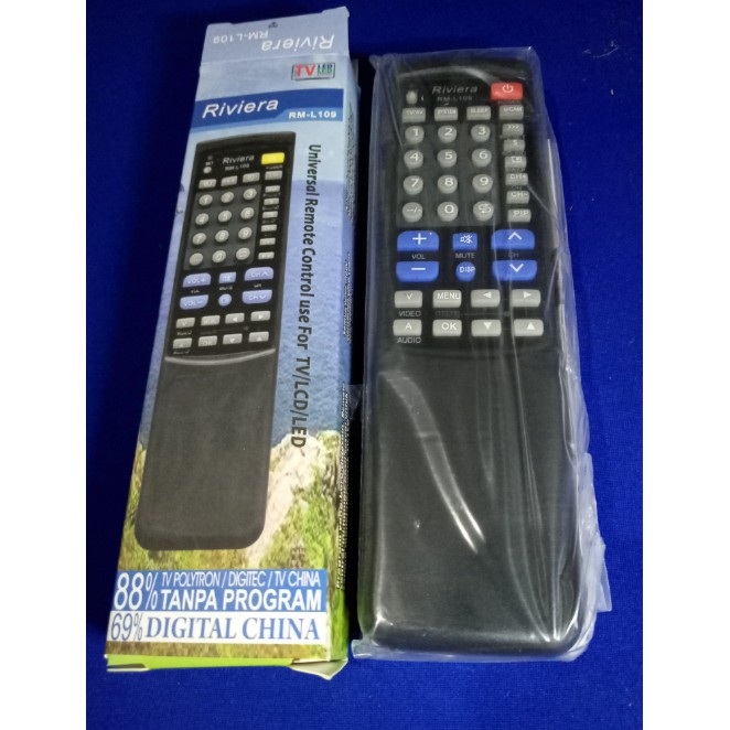 REMOT TV UNIVERSAL REMOTE TV POLYTRON DIGITEC TV CHINA RIVIERA