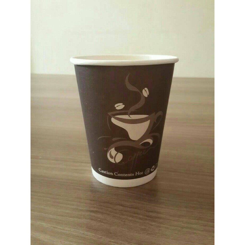 Papercup / paper cup Uk 9 oz (isi 50 pcs), gelas kertas, gelas kopi, Cup kertas