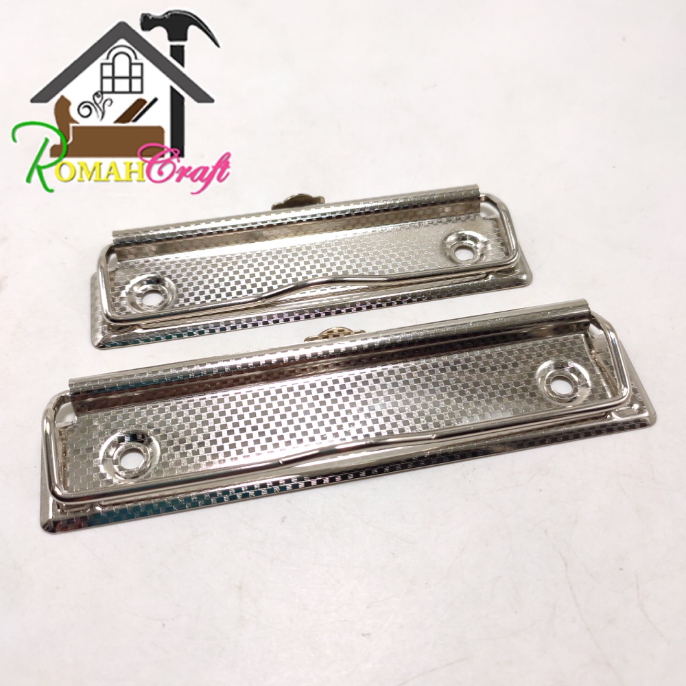 

Klip papan Jalan/ penjepit papan dada (5 pcs) Klip Papan Chrome Steel