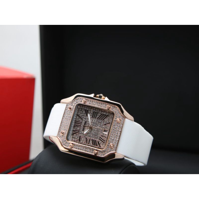 Jam Tangan Cartier Fulldiamond Jam Tangan Wanita Cartier Terlaris