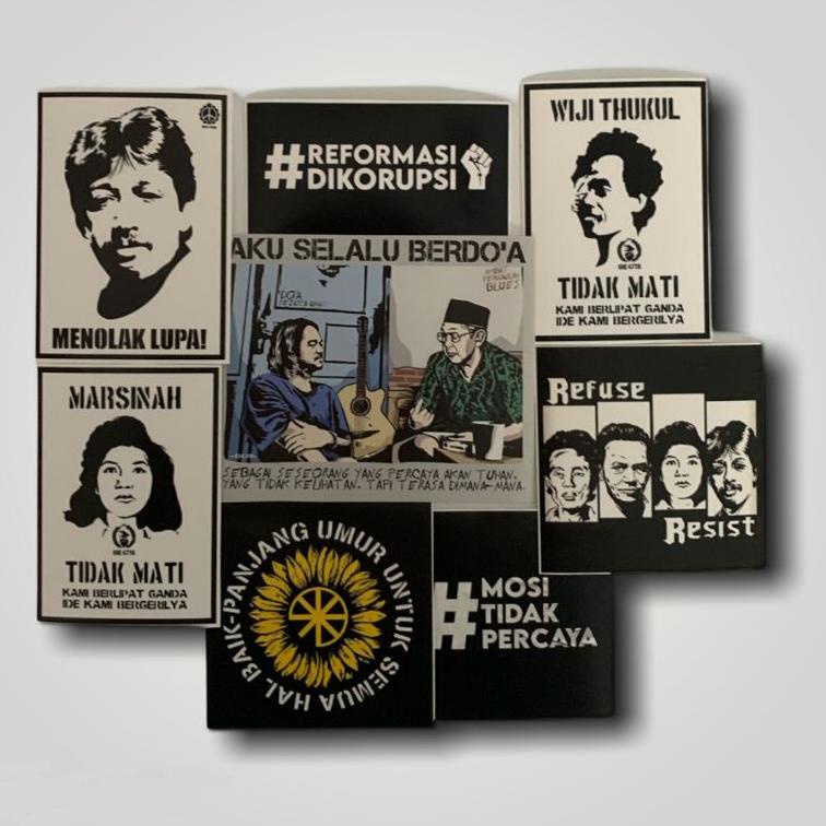 

Discount Today //51o, Sticker Pack Reformasi Dikorupsi, Panjang Umur Hal-Hal Baik, dll