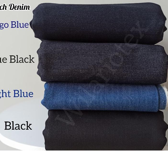 TERBARU Kain Denim Stretch / kain jeans melar <<...