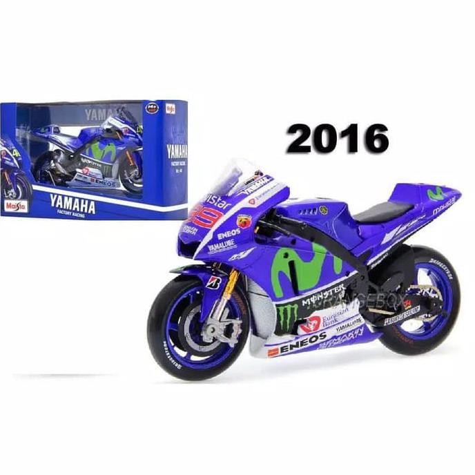 Maisto 1:10 Jorge Lorenzo 99 2016 Motogp Yamaha - Termurah 