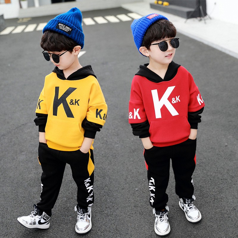 Plazababyku PASSWORD K&amp;K HOODIE Setelan Sweater 1 - 7 Tahun Baju Anak BerKualitas