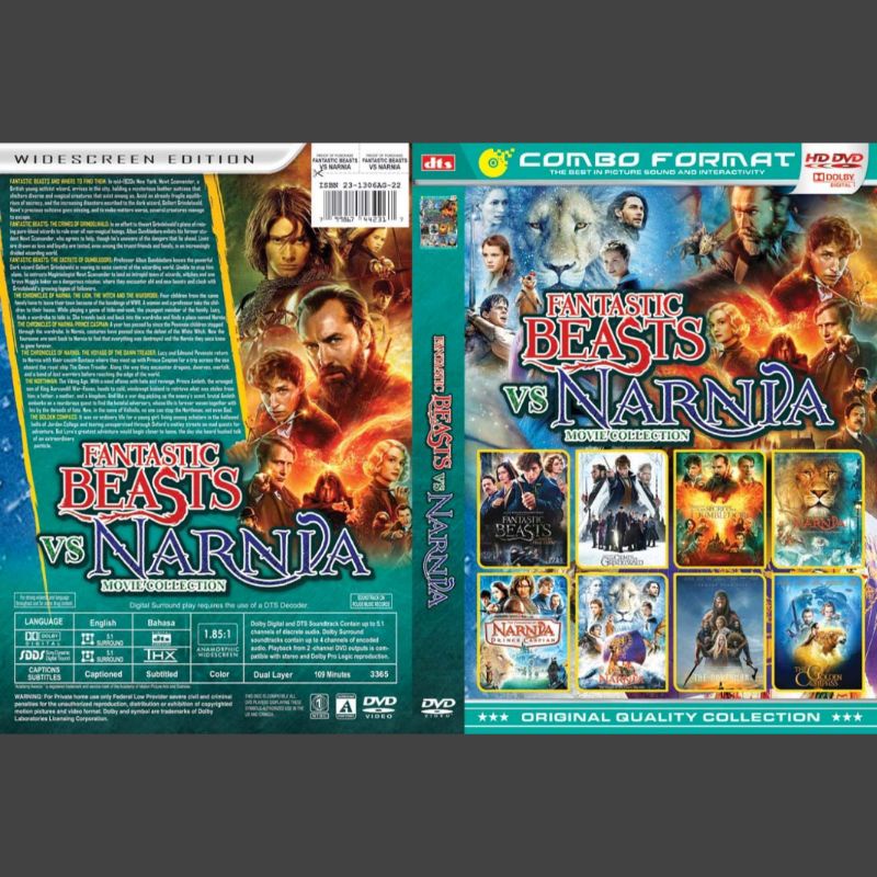 Kaset Koleksi Film Fantastic Beasts vs Narnia