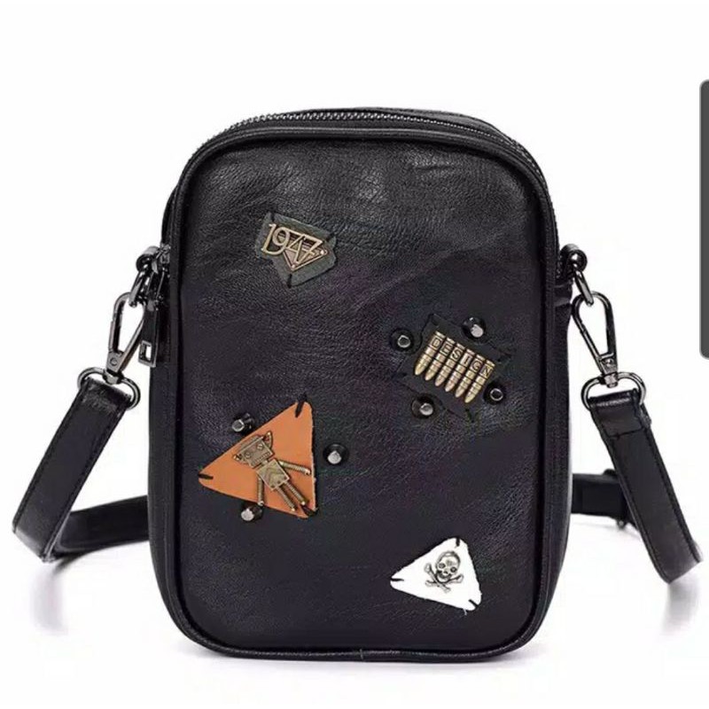 TAS MINI SELEMPANG SLING BAG KULIT PRIA (001)