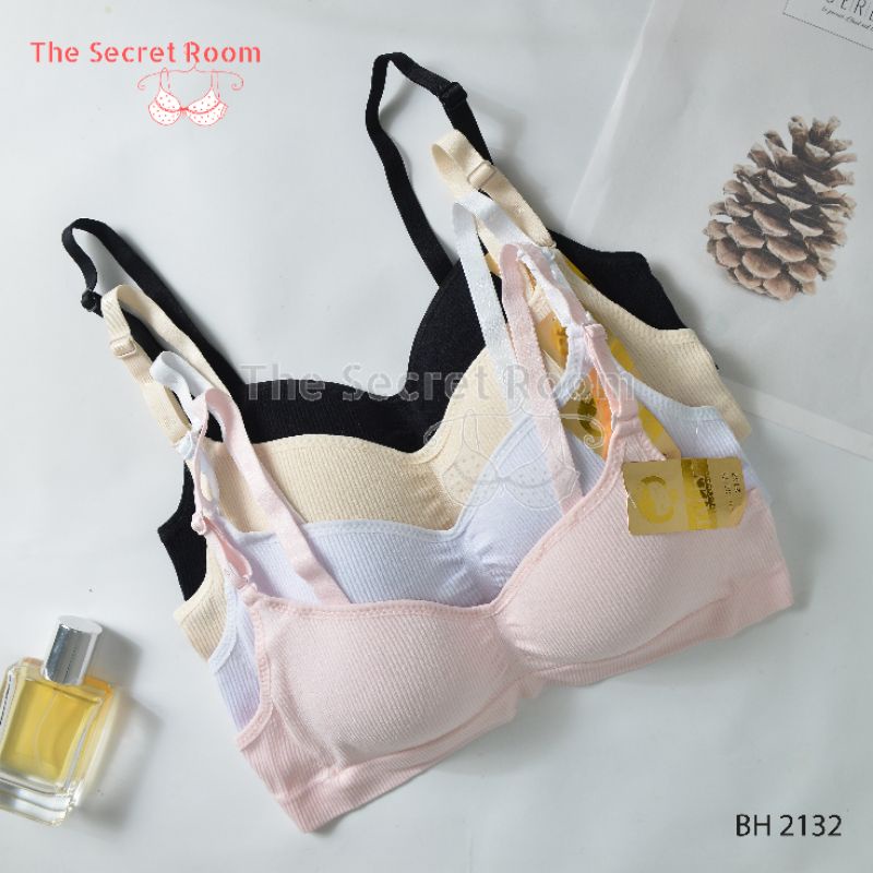 TALLY BRA BH ABG REMAJA DEWASA 2132 | CUP A | KAIT 3 | TANPA KAWAT | BAHAN RAJUT | SIZE 34 - 38