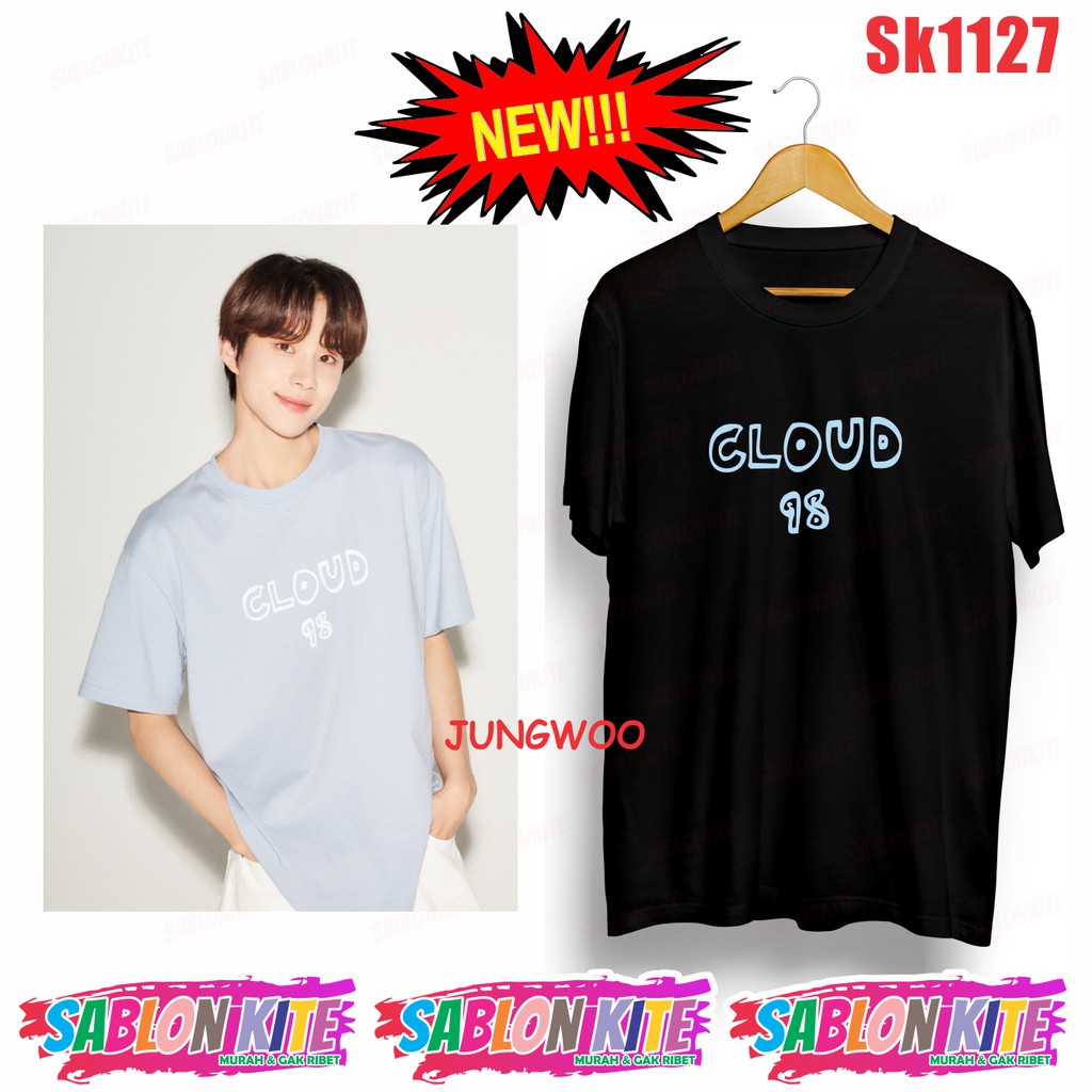 MURAH!!! KAOS NCT DREAM NCT 127 JUNGWOO CLOUD SK1127 UNISEX COMBED 30S