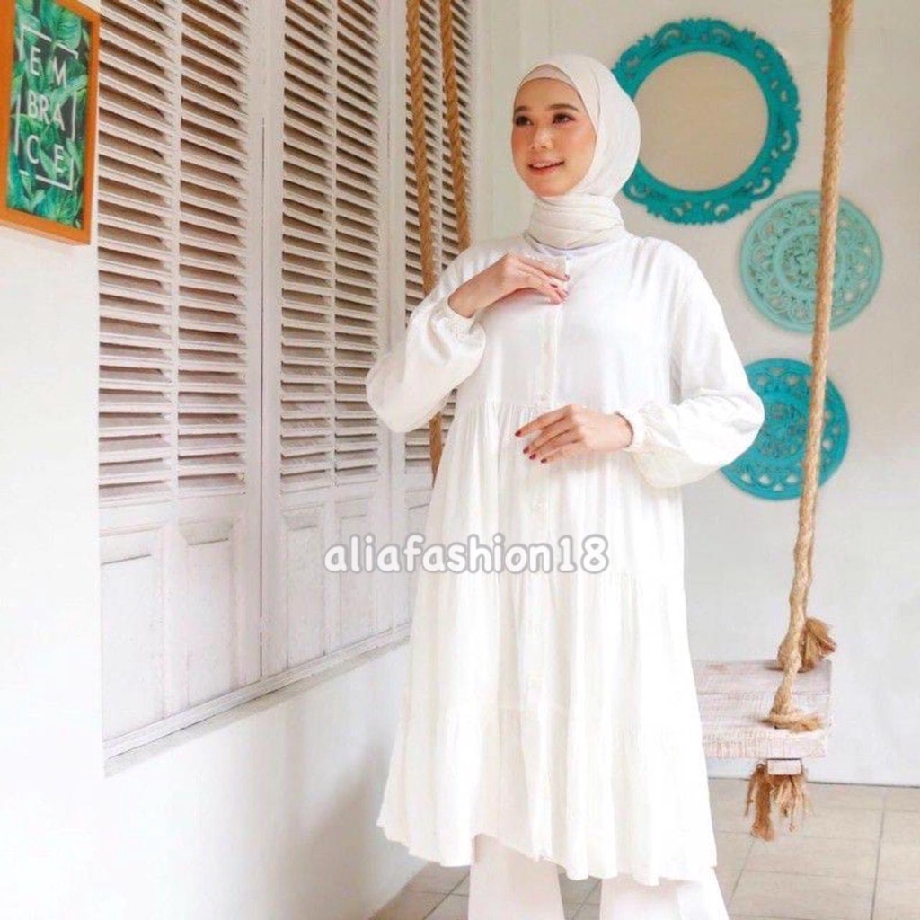 TUNIK WIZA KATUN SHAKILLA/ATASAN TUNIK WANITA/TUNIK MUSLIM PREMIUM/BUSUI FRIENDLY