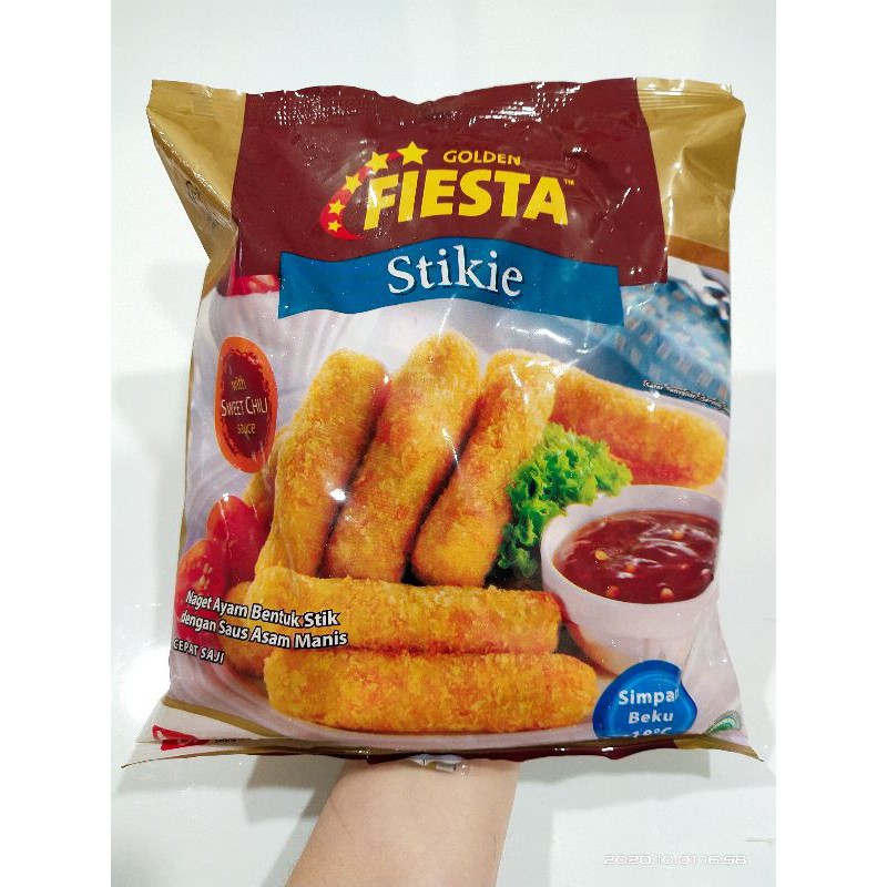 

Golden fiesta stikie with sweet chilli sauce 500g