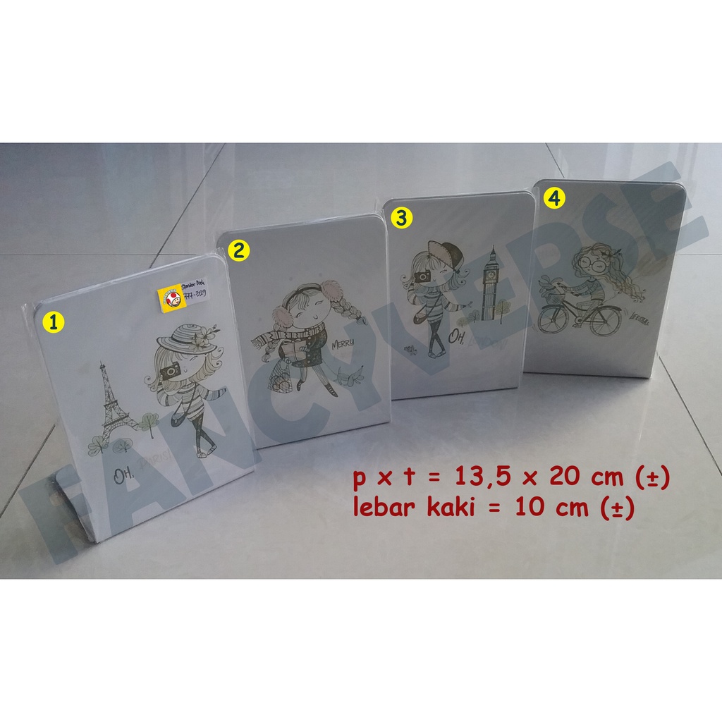 

Book End Girl 777-329 / Pembatas Buku Penyangga Buku Penahan Buku