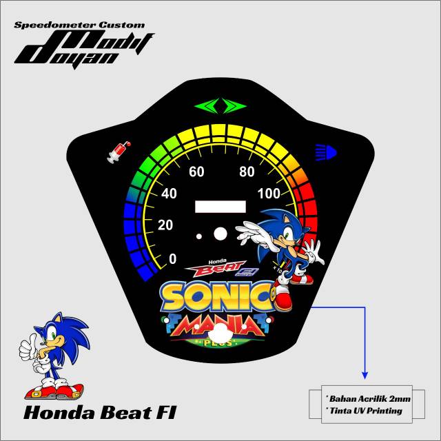 Speedometer Custom Honda Beat FI