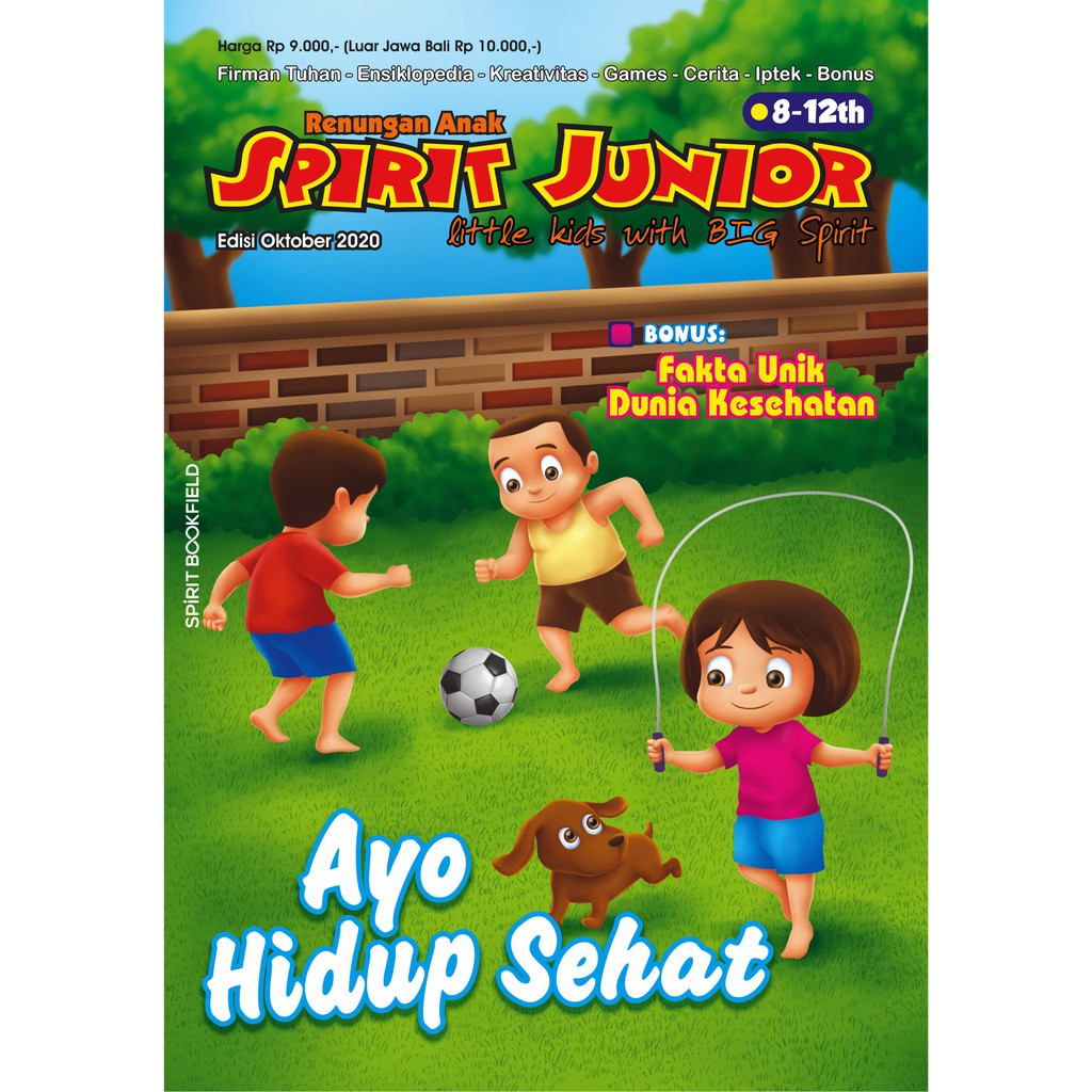 Renungan Harian Anak Junior Edisi Oktober 2020 Spiritbookfield