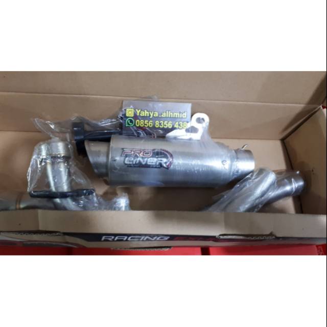 Knalpot proliner tr1 r shotr sonic 150 supra gtr pro liner original