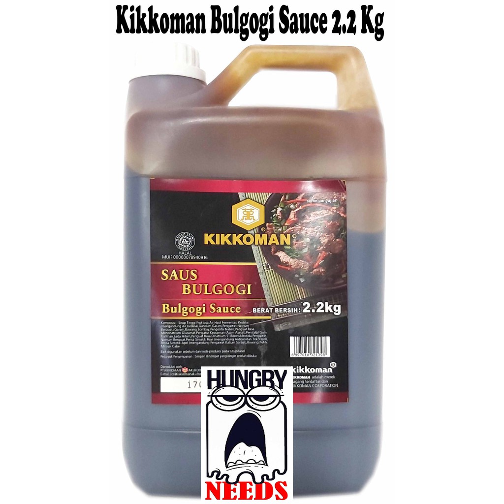 

KIKKOMAN BULGOGI SAUCE 2.2 KG SAUCE SAMBAL KECAP JAPANESE JEPANG SAUS JEPANG