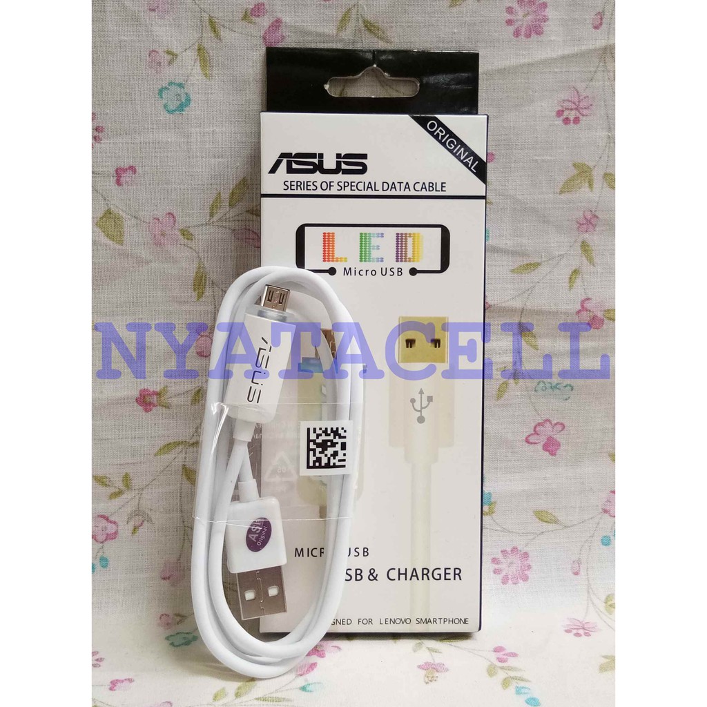 Kabel Data Asus Micro USB LED - With Indikator Charging Cable Data Nyala Lampu