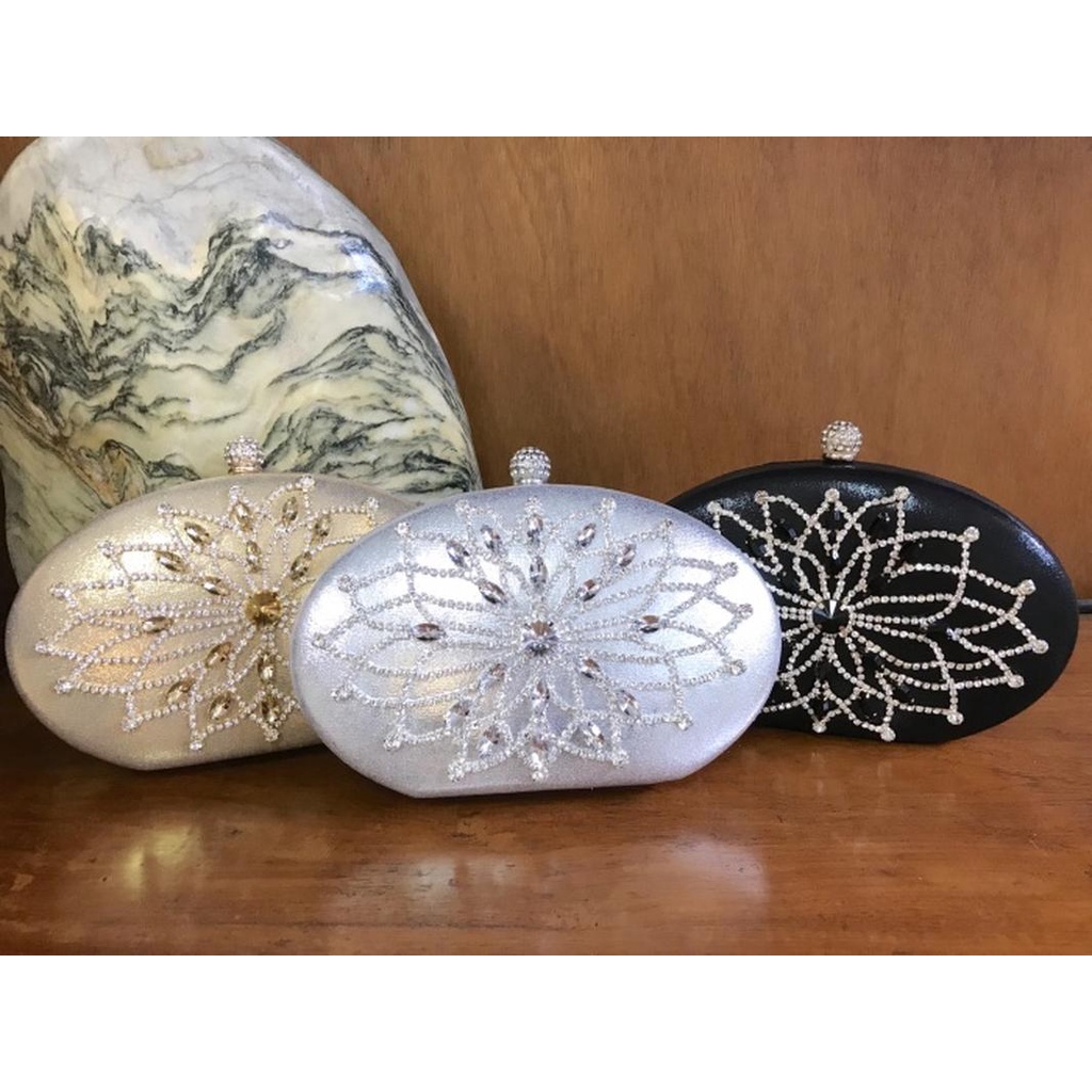 Clutch Wanita Tas Kondangan Mewah Bridesmaid Cewek Party Bag Murah Kekinian Tas Samping Remaja Sling