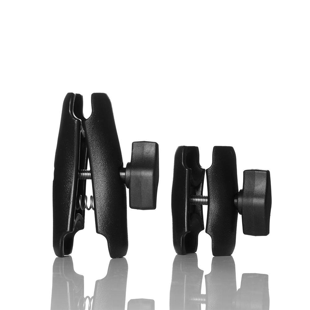 Top 65mm Atau 95mm Double Socket Arm Hitam Pendek Panjang Aksesoris Kamera Action Phone Holder