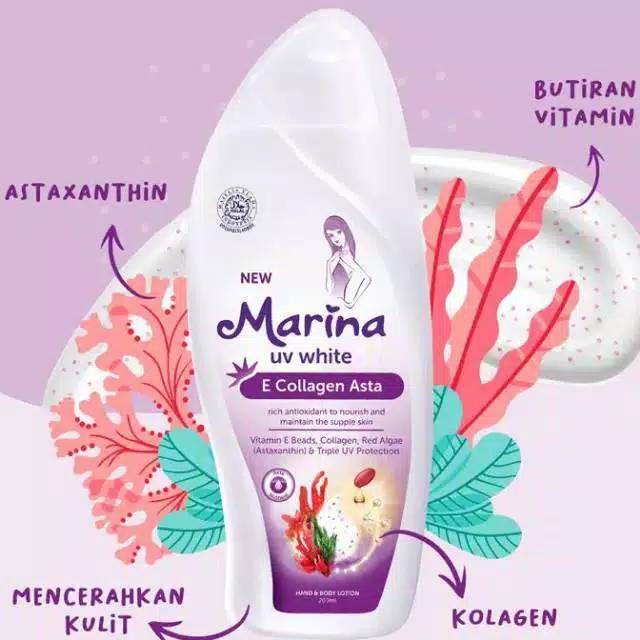 Jual Marina E Collagen Asta 185ml / Hand Body Marina