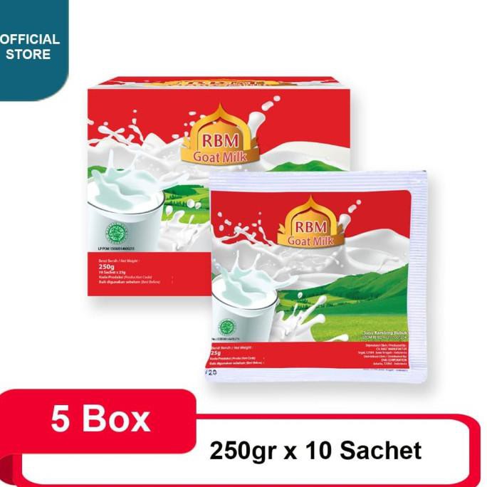 

[[BISA COD]] RBM Goat Milk Package 5 TERJAMIN Kode 238