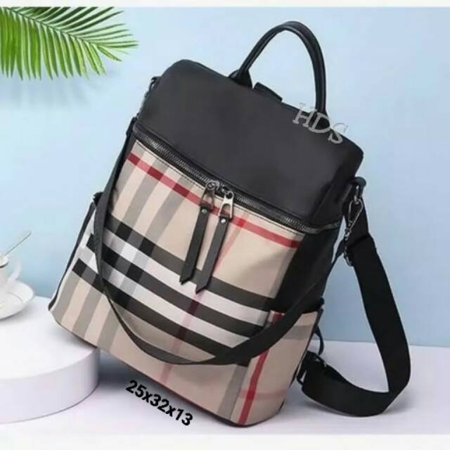 TAS wanita tas fashion tas batam tas selempang RANSEL YOYO BURBERRY IMPORT TAS RANSEL BURBERRY MURAH