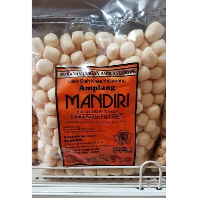 

Amplang Ikan MANDIRI kemasan Besar