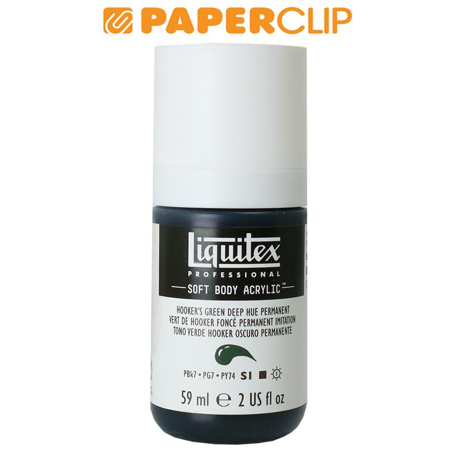 

ACRYLIC SOFT BODY LIQUITEX 59ML S1 1959225LQ HOOKER'S GREEN DEEP HUE PERMANENT