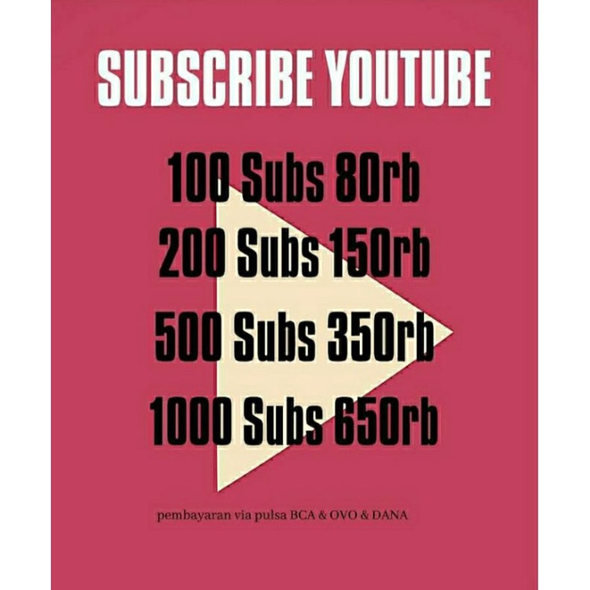 Jasa View Youtube Subscribe Termurah