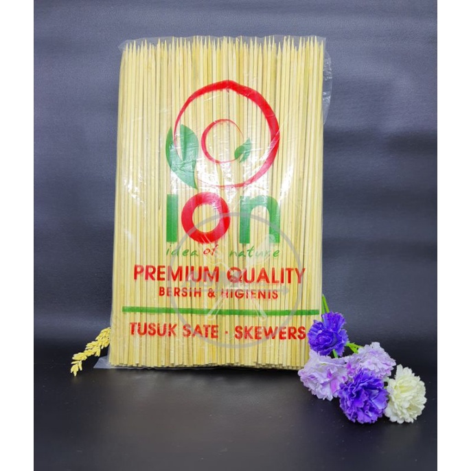 Jual Tusuk Sate Bambu Merk Ion Isi 500 Tusuk Shopee Indonesia