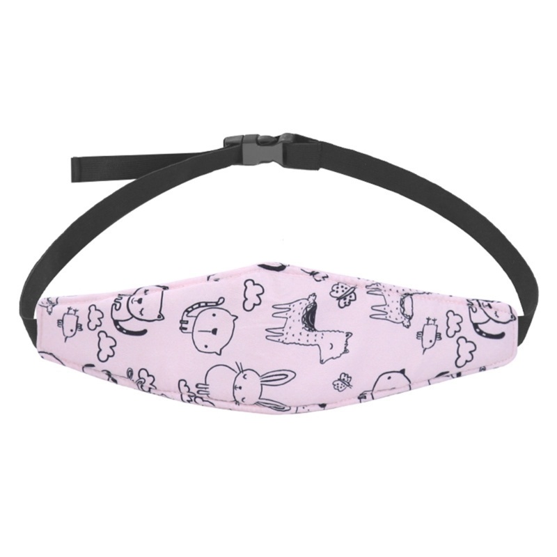 Mary Sleep Headrest Penyangga Kepala Tali Elastis Adjustable Pelindung Mata Kartun Anak