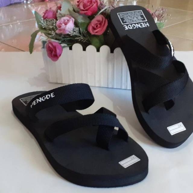 Sandal japit webing silang HENGDE new