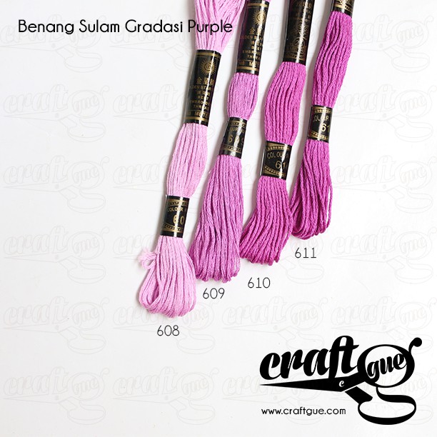 Benang Sulam (Rose) PURPLE