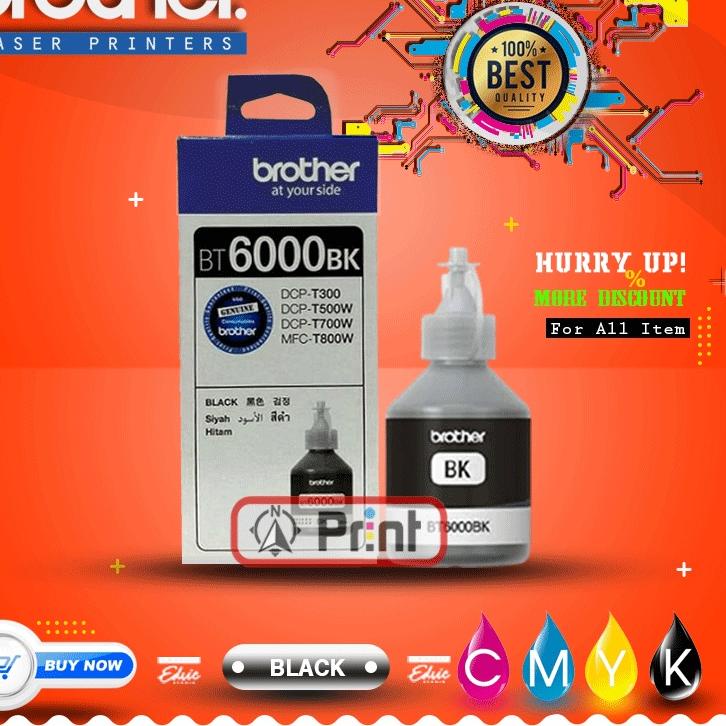 codev2V6h--Tinta printer brother bt6000 BLACK CP T710W DCP T300 DCP-T310 T800W T810DW T910DW