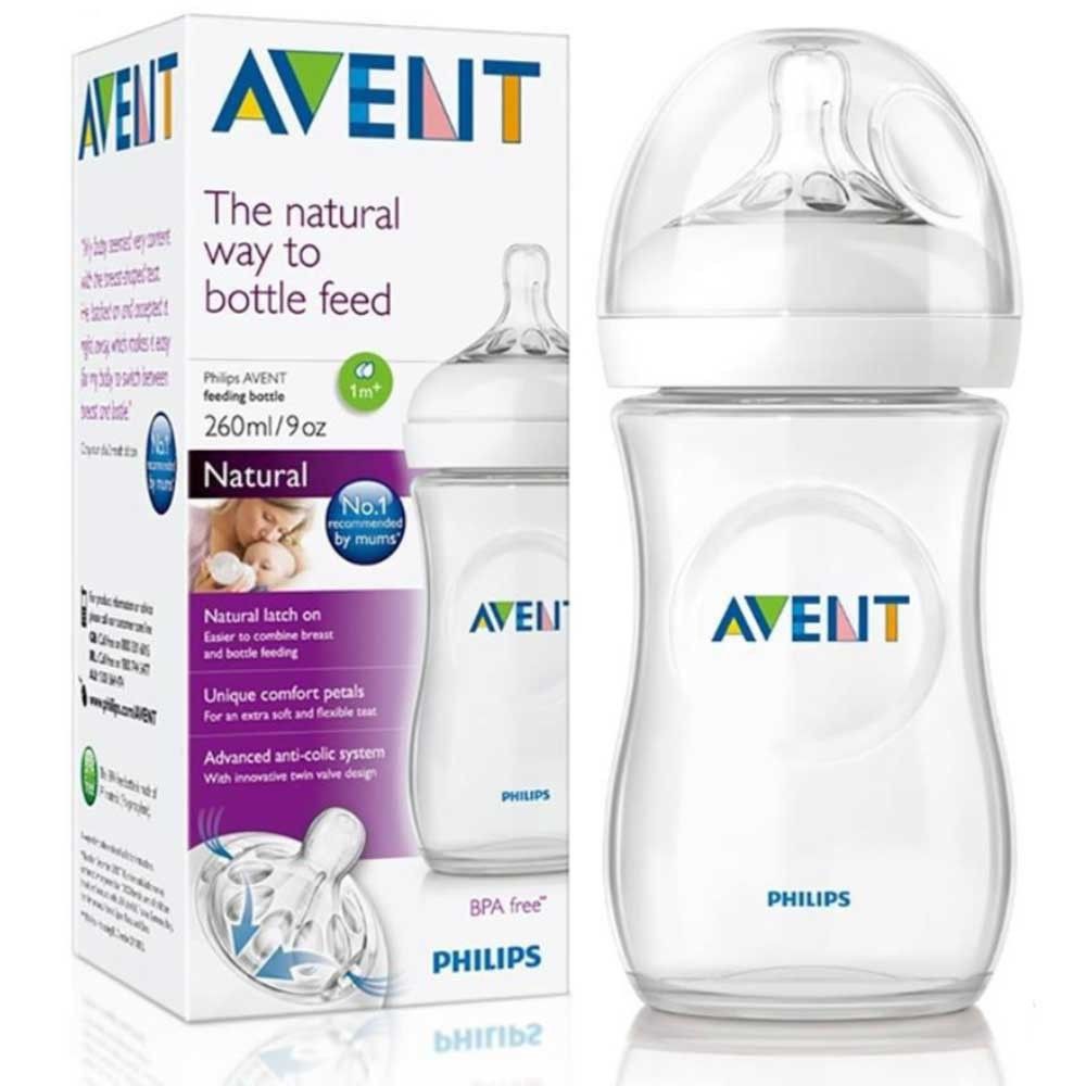 PHILIPS AVENT Natural 1x 260ml putih 1m+ 693/13