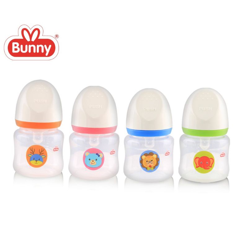 Wide Neck Botol Susu Bunny Karakter Lucu BPA Free Nipple Wide neck 250Ml /125Ml ADW 3006