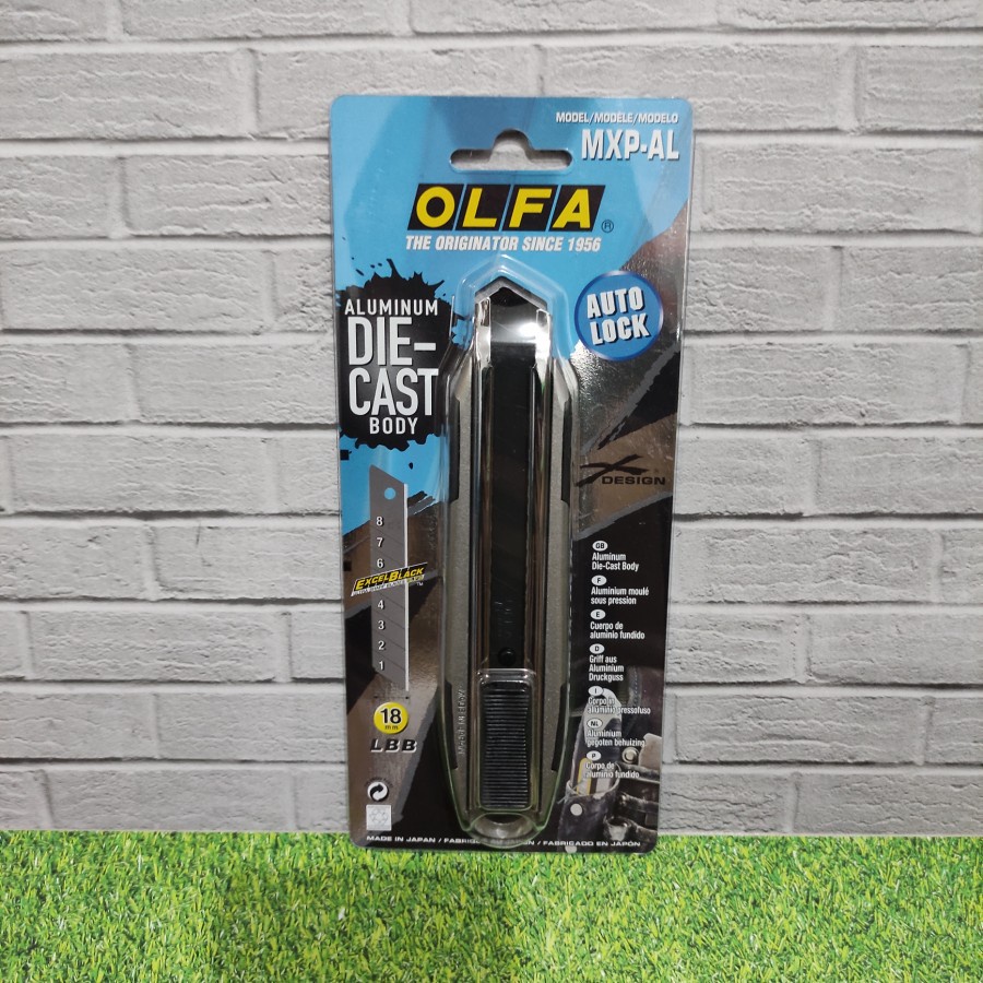 

OLFA MXP-AL Pisau Blade Cuter Knife 18mm Snap-Off blade cutter JAPAN