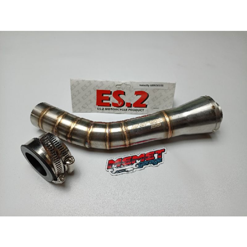Velocity Pipa Filter saringan udara Aerox 155 Es2 Bpro racing Stainless