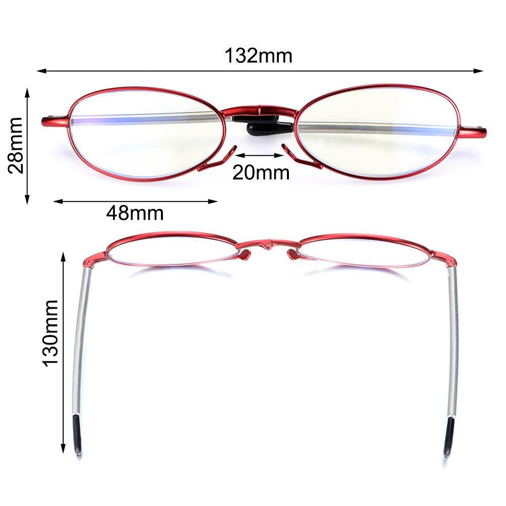 Lily Kacamata Baca Lipat Pria &amp; Wanita Compact Readers Glasses Kacamata Komputer