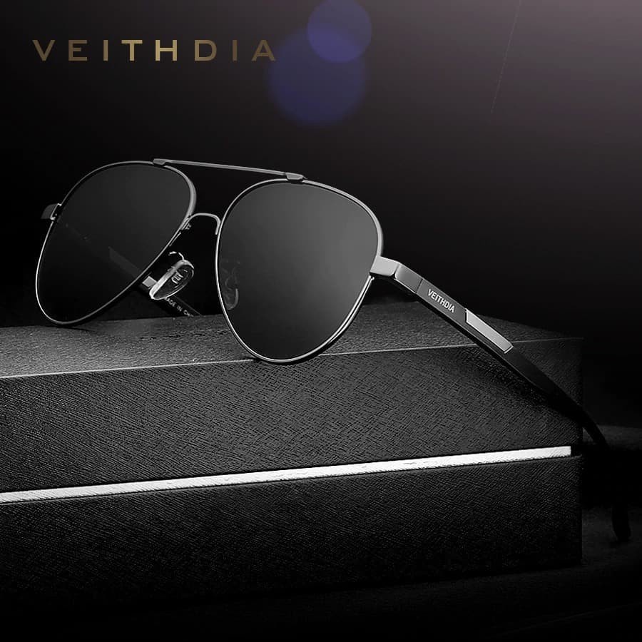 Veithdia Kacamata Photochromic UV Polarized Sunglasses - 6699