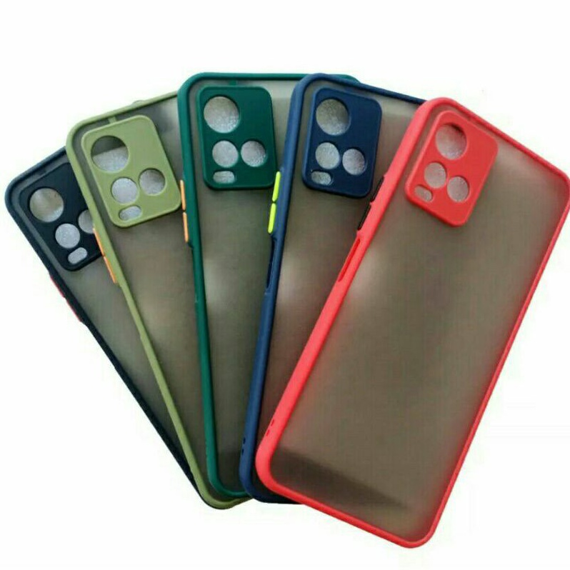 Vivo Y33s Case Softcase Frosted Matte Hardcase Casing Vivo Y33s