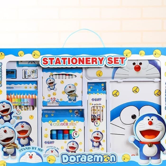 Stationary set goody bag ultah kado natal mickey mouse frozen doraemon