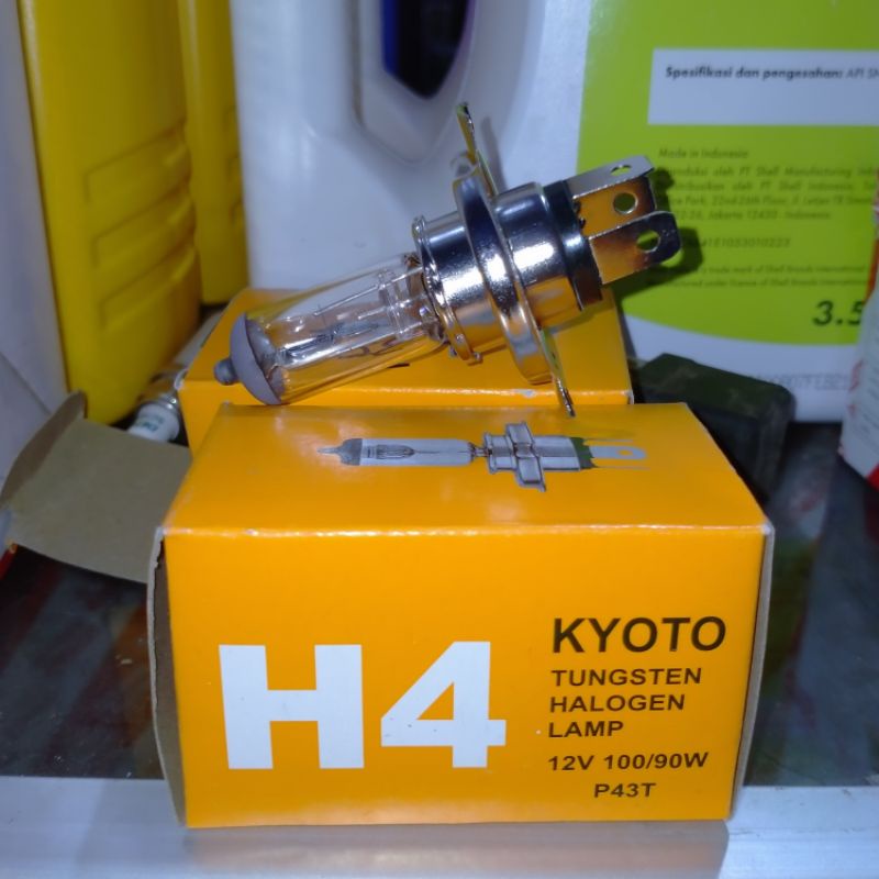 Lampu Halogen mobil dan motor type H4