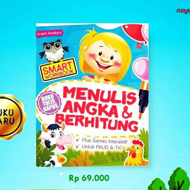 Smart Workbook Menulis Angka &amp; Berhitung