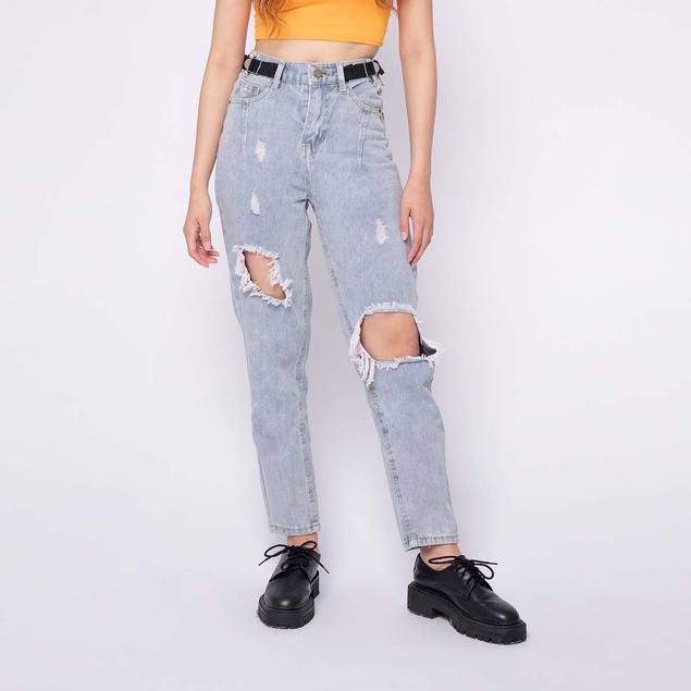 VIERLIN - Jeans 755 -  BOYFRIEND JEANS HW