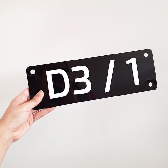 

Order Langsung Nomor Rumah Acrylic Timbul 30x10cm Limited