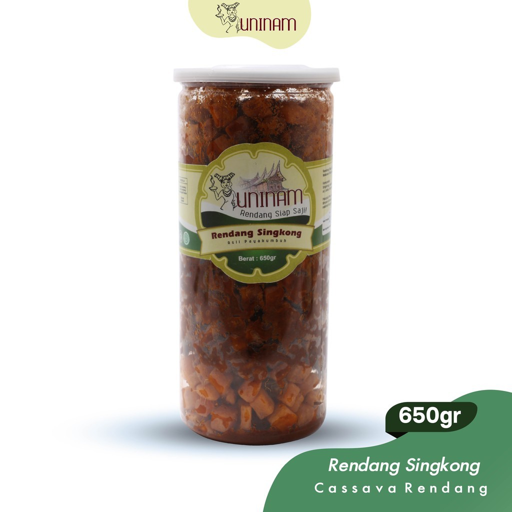 

Rendang Singkong 650gr/ Rendang Padang / Cemilan / Makanan Cepat Saji / Rendang Food
