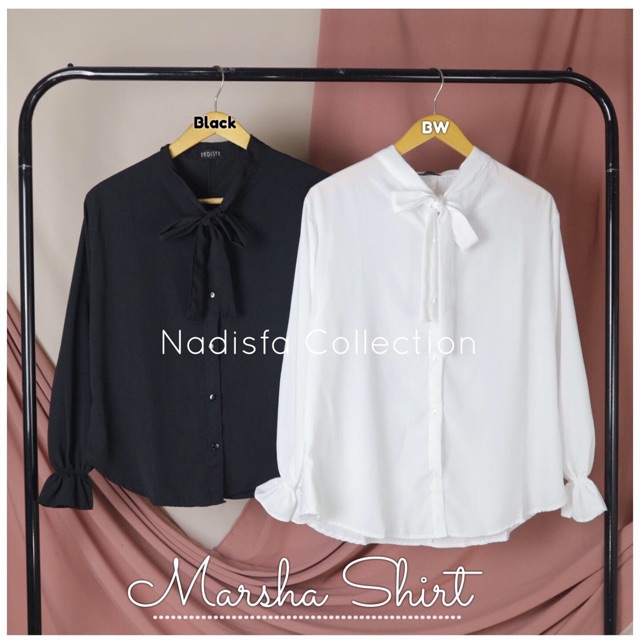 MARSHA SHIRT KEMEJA POLOS