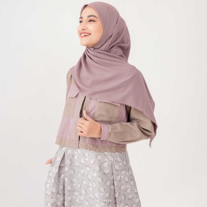 Elyse Dress Jilbrave Warna Grey